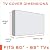 Outdoor TV Cover 80-85 inch - WITH FRONT FLAP - Weatherproof, Waterproof protection, Soft Interior, With Bottom cover - Black