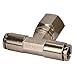 3/8" Npt(F) 1/8" To 1/8" Swivel T-Fitting (10 Pcs) Dot Approved