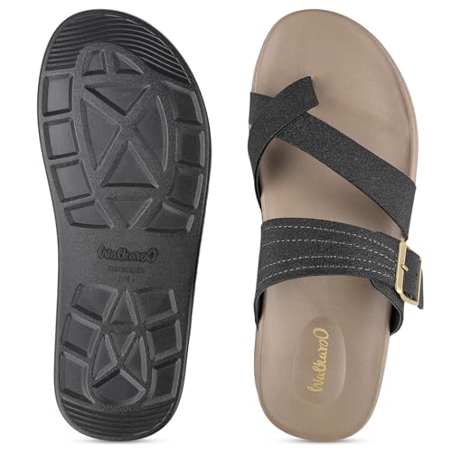 Image of WALKAROO Comfort Sandal For Men's|CloudStep Dual-Density PU Sole - Ultimate Comfort|Stylish Casual Wear|WE1353