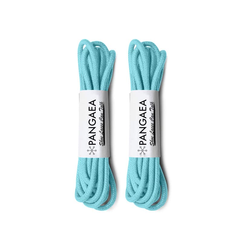 Image of [4 Laces] 2-Pair Pack Waxed Round Oxford Shoe Laces for Dress Shoes Chukka 3 /32Inch Thin