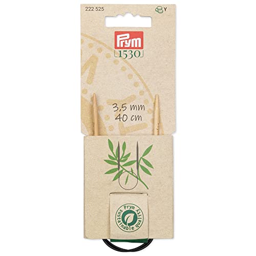 Caldo, liscio e flessibile Prym - Prym 1530 Bamboo (40 cm, 3,50 mm) Ago a maglia circolare - 1 unità