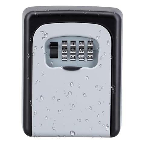 ZHEGE 4 Digit Combination Key Lock Box Cover
