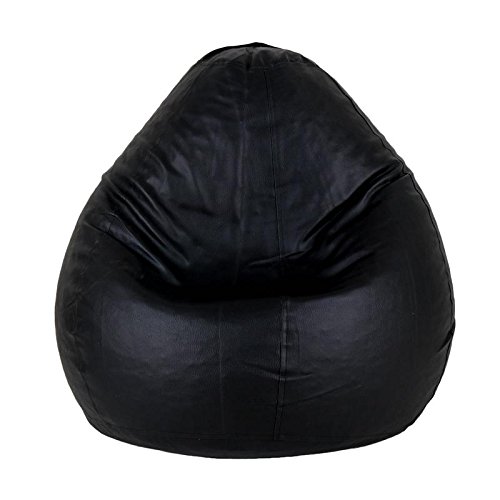 GUNJ Large Tear Drop Bean Bag Cover (Large, Black)-image-25