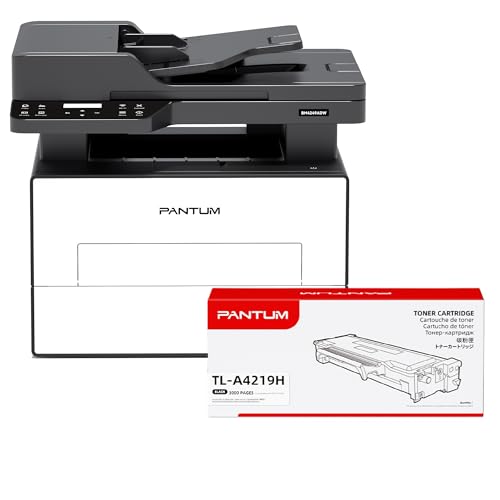 PANTUM BM4249ADW Imprimante Laser Multifonction Scanner photocopieur avec ADF, Noir et Blanc, Impression Recto-Verso Automatique, Anti-Bourrage, USB & Wi-FI,...