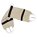 Weaver Equine Rayon 17 Strand Horse Cinch, Anti-Slip Saddle Cinch Girth with Flat Buckle, Western Horse Riding Supplies, ‎Tan/Black
