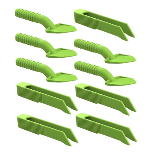 WOONEKY 5セット爬虫類水槽アクセサリー 長柄給餌用具と すくいツール テラリウムクリーナー やもり トカゲ かめ くも などの小動物用 掃除と給餌に使用