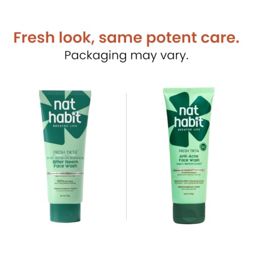 Nat Habit Anti Acne Face Wash Gel 100g - Image 3