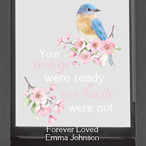 Let'S Make Memories 30371779 Personalized Your Wings Were Ready Memorial Bird Feeder thumb #6