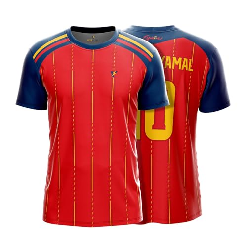Image of YOURJERSEY Football World Cup 2026 Football Jersey All Team Jersey Custom Name & Number Print | Fan Personalised T-Shirt Sizes for Kids 2Y to Adults 4XL