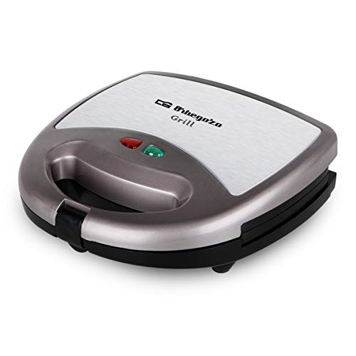 Orbegozo gr 2500 - Grill con Placas antiadherentes, 800 w de Potencia