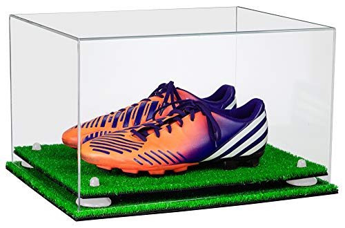 Better Display Cases Clear Acrylic Large Shoe Pair Display Case for Basketball Shoes Soccer Cleats...