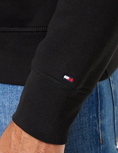 Tommy Hilfiger Sweat Homme Tommy Logo Sans Capuche, Noir (Black), L - Image 6