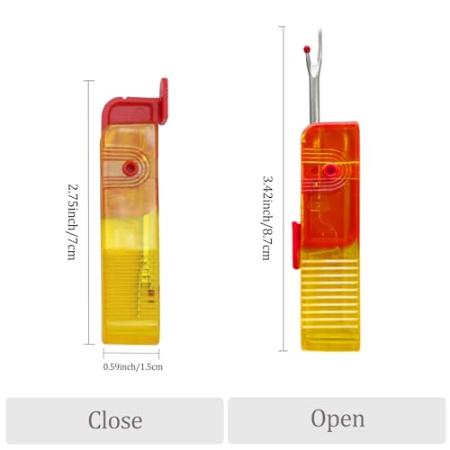 3-Pack Portable Seam Ripper and Thread Cutter Set for Sewing and Crafting