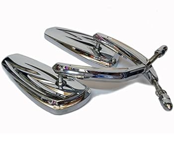 ハーレー スポーツスター ソフテイル ダイナ ビレットミラー メッキミラー スポーツスター ソフテイル ダイナ スカルビレットメッキミラー