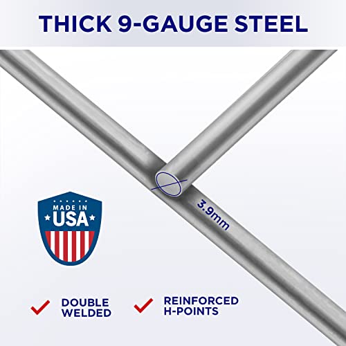 Yard Sign Stakes – Professional, Weatherproof, Usa-Made – 24” Tall H-Stakes For Yard Signs, Metal Yard Sign Stakes For Corrugated Plastic Signs (100 Pack) #TOP3