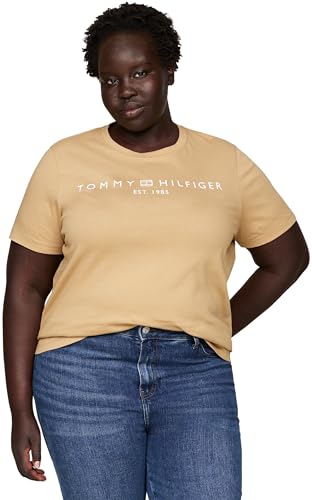 T-shirt Curve Tommy Hilfiger femme à coupe régulière confortable qui ne serre pas