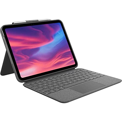 Logitech(ロジクール) コンボ タッチ 取り外し可能 キーボードケース iPad (第10世代) 用 大型精密トラックパッド フルサイズバックライトキーボード スマートコネクタテクノロジー - UKレイアウト
