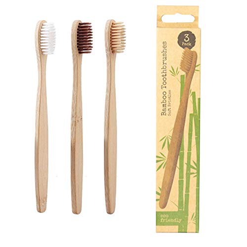 3pk Family Eco-Friendly and Natural Organic Wooden Bamboo To