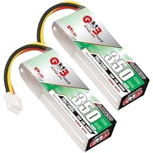 2PCS GAONENG GNB 350mah 2S 7.6V 70C/140C HV Lipo Battery with PH2.0 3PIN Plug for Emax Tinyhawk S Four Axis Indoor FPV Drones