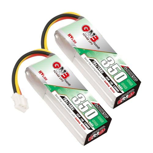 STASRC 2�� GAONENG GNB 350mah 2S 7.6V 70C/140C HV ���|�o�b�e���[ PH2.0�v���O�t�� Emax Tinyhawk S 4������FPV�h���[���p