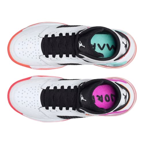 Jordan Mars 270 Grade School White Orange Pink Black BQ6508-102 (BQ6508-102, Numeric_4_Point_5)2