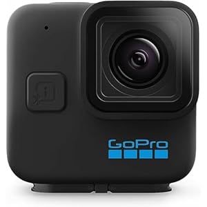 GoPro HERO11 Black Mini – Compact Waterproof Action Camera with 5.3K60 Ultra HD Video, 24.7MP Frame Grabs, 1/1.9″ Image Sensor, Live Streaming, Stabilization