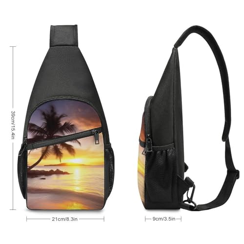 Bolso tipo bandolera blanco para senderismo y uso casual miniatura 2