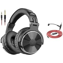 OneOdio Pro 10 Wired Over Ear Headphones & 3.5 mm Cable with Boom Mic