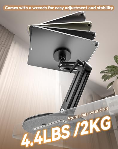Image of Jakeko Magnetic Portable Monitor Stand 15.6 inch - up to 16 inch 18.5 inch 22 inch Tablet Holder for iPad VESA Mount 75mm for Desk Adjustable Foldable 360 Swivel