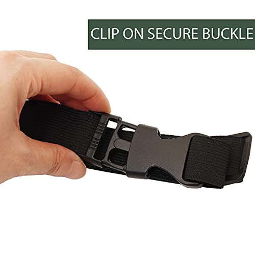 ECOHomes Tablecloth Strap Band | Table Bungees to Hold Down Table Cloth (2 Piece Pack) - for Picnic, Camping, Outdoor Tables, Parties, Weddings etc - Tablecloth Straps Clips Bungee Cord Clamps