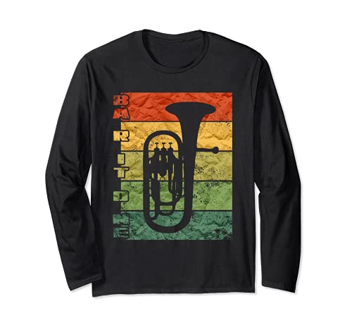 Vintage Baritone Horn Tee Corno Baritono Marching Band Shirt