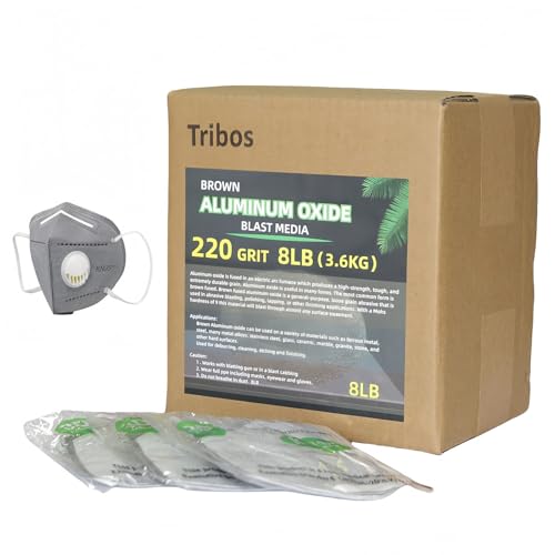 Tribos aluminum oxide blasting media, sand blasting media,