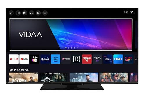 Toshiba Fernseher 40 Zoll Smart TV VIDAA Full HD Fernseher HDR Smart TV mit Triple-Tuner und Bluetooth, LED TV 40LV3F63DA – Ansicht 2