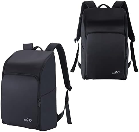 TEAVAS Large Bartender Bag- 16 Inch Portable Bar Bag Backpack, Travel Laptop Backpack, Portable Bartending Kit, Bartender Travel Bag for Carrying Accessories (BAG ONLY)