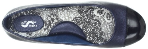 Softwalk Women's Napa Rubber Ballet Flat,Dark Blue,8.5 M Us #TOP4