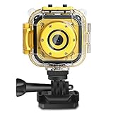 PROGRACE Children Kids Camera Waterproof Digital Action Camera for Boys Girls