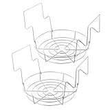 NUOBESTY 2 Stück Edelstahl Einmachgestell für Wasserbad Einweckgestell Dosenregal Praktisches Einmachzubehör für Küche und Haushalt