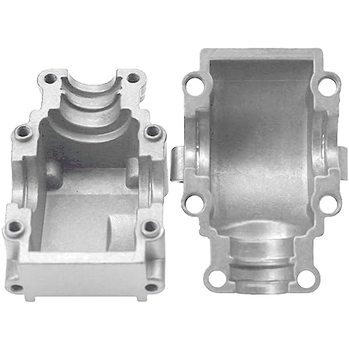 Couvercle boîtier boîte vitesses WLtoys 144001 métal argent 1/14