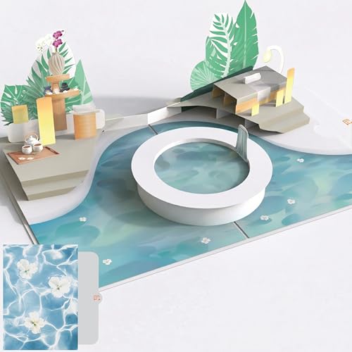 PACKLIST® 3D Pop-Up Karte Wellness & Spa – Originelle Gutscheinverpackung für Sauna, Massage & Therme – Handgefertigte Gutscheinkarte für Geburtstag, Muttertag & Jahrestag – Inkl. Umschlag
