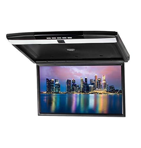 Unbekannt 17,3 Zoll Roof Mount Flip Down Video Monitor für Auto, High Resolution Display Overhead Monitor Support HDMI FM übertragen SD/USB-Input