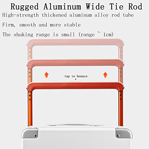 Luggage, USB Interface Multifunctional Rechargeable Wide Trolley Case with Swivel Wheels, Suitcase (Purple 35 * 25 * 61)4