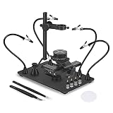 Magnetic Helping Hands Soldering Third Hand Extra Heavy Duty Base Desktop Support for Max 1.37" in D
