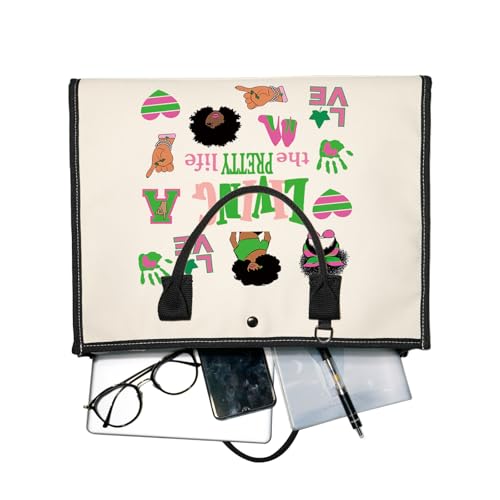 Zuo Bao Greek Sorority Canvas Tote Bag Pink and Green Gift Sisterhood Of Sorors Shoulder Bag 1908 Sorority Paraphernalia4
