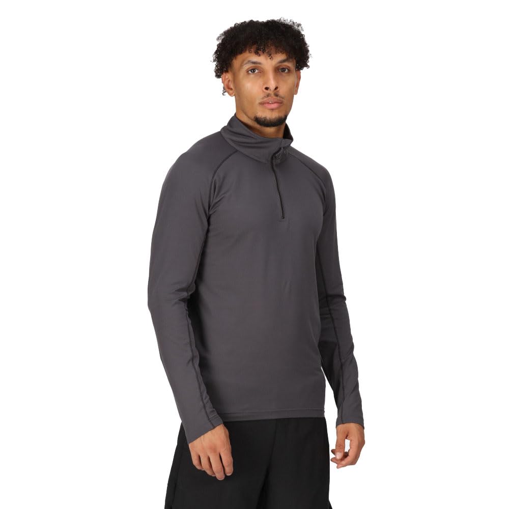 Regatta Professional Stretch Half-Zip Midlayer Size: Xxl Men's Grey