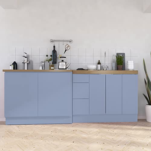 Chihut Light Blue Peel And Stick Wallpaper Thick Removable Blue Contact Paper For Cabinets Walls Matte Self Adhesive Solid Blue Wallpaper For Bathroom 17.7”X100” Blue Wall Paper Vinyl Roll For Shelves #TOP3