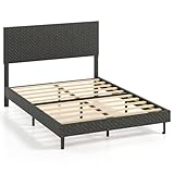 COSTWAY Marco de Cama, No Requiere Somier (140 x 200 cm)