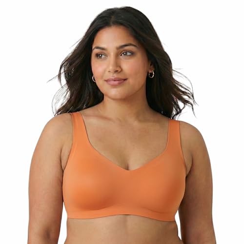 Image of UnderFlex Seamless Sports Ice Silk Bra for Women Wireless Breathable Summer Invisible No-Line T-Shirt Bra Soft Padded Everyday Comfort Bra Lightweight Stretch Gather Support Lingerie