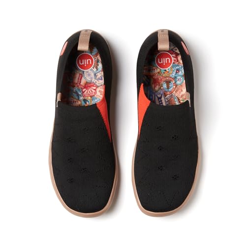 UIN Men's Art Travel Shoes Slip On Loafers Comfort Lightweight Fashion Soild Sneaker2