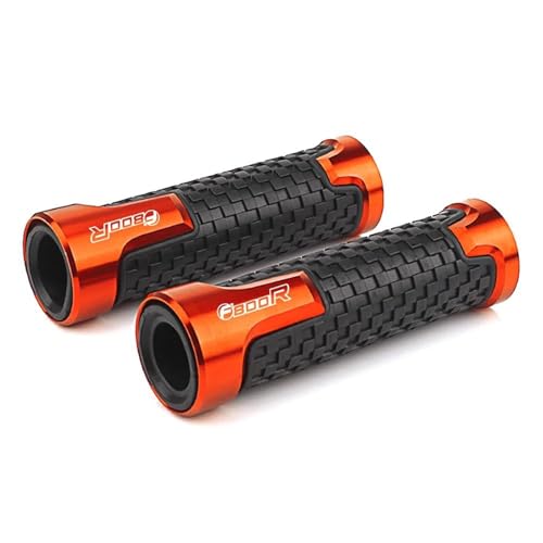 Poignées de guidon de vélo et accessoires moto orange BMW F800R 22mm