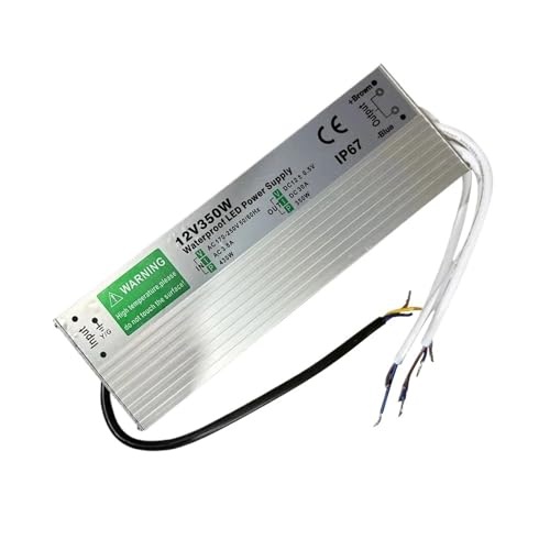Adaptateur LED AC230V vers DC12V 350W IP67 étanche pour ruban extérieur